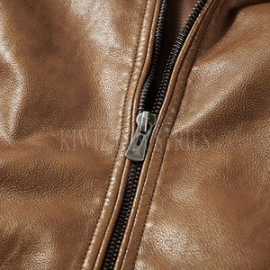 Chaqueta de Cuero para Hombre de Uso Casual a un Precio Razonable, Chaqueta de Cuero Transpirable y Abrigada para Invierno - Product Image 5