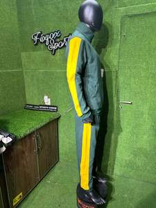 Survêtements de sport d'hiver personnalisés pour hommes avec un design imprimé de strass, en molleton de coton, fermeture à cordon - Product Image 3