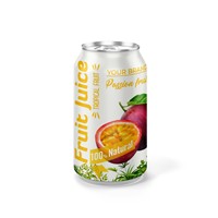 Sap Drank 330Ml Aangepaste Label Beschikbaar Tropische Smaken: Passievrucht, Mangosteen, Mango, Sinaasappel, Appel
