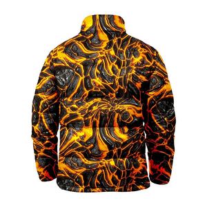 Chaqueta acolchada estampada funcional para exteriores para hombres con capa resistente al agua a prueba de viento fuerte y cremallera estilo práctico para mucho tiempo - Product Image 6