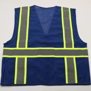 Veste de sécurité d'hiver sans manches, nouvelle arrivée, légère, confortable, haute visibilité, imperméable, respirante, en polyester - Product Image 3