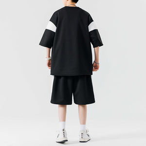 Custom Sportswear <b>Polo</b> Tracksuit Short and t <b>Shirt</b> Set <b>White</b> String <b>Long</b> <b>Sleeves</b> Men Tracksuit / Jogging Suit/ Sweatsuit - Product Image 2