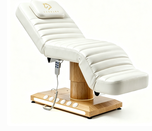 Cama de Belleza de Lujo LUXMARS, Muebles de Salón de Cuero Premium, Altura y Ángulo Ajustables, Personalizable para Spa y Clínica - Product Image 2