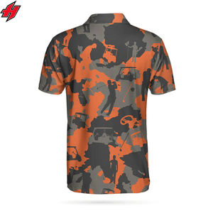 Polo unisex en blanco con logotipo de marca personal y bordado personalizado, Polo de golf con mezcla de licra, polos frescos de secado rápido para hombre - Product Image 5