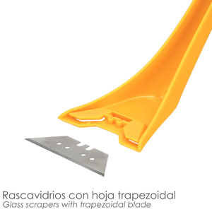 Raschietto per Vetri in Plastica Gialla, Foglio da 60 mm - Product Image 3