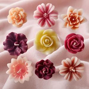 Aromatherapy Flower <b>Candles</b> Handcrafted Wax <b>Candles</b> with Essential Oils & Floral <b>Shapes</b> - Product Image 2