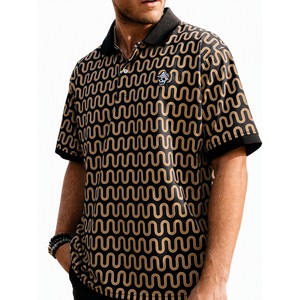 Men's Korean Style Golf Polo <b>Shirt</b> Short Sleeve Quick Dry Breathable Summer Casual Top - Product Image 4