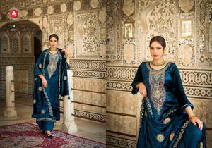 New NEETA CREATION Designer Polyester <b>Reversible</b> Party Wear <b>Dress</b> Heavy Embroidery Top Dupatta Bottom Salwar Quick Dry Indian - Product Image 5