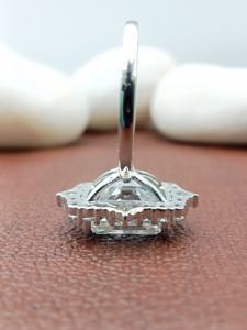 Anillo de tendencia de Hip Hop de oro de 10K y 14K para hombre de lujo, Baguette redondeada de corte esmeralda Natural VVS completo para GIA certificado para fiesta de boda - Product Image 4