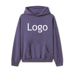 Venta caliente nuevo cómodo logotipo personalizado hombres Sudadera con capucha suelta sudaderas básicas algodón mezclado invierno pulóver hombres sudaderas con capucha en Nurak - Product Image 6