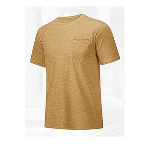 Camiseta de cuello redondo de la mejor calidad 100% Jersey de algodón serigrafía camiseta de hombre más vendida hecha por fabricantes paquistaníes - Product Image 3