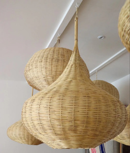 Lámpara Colgante de Mimbre de Bambú Hecha a Mano Estilo Boho para Hogar, Cafetería, Restaurante - Product Image 3