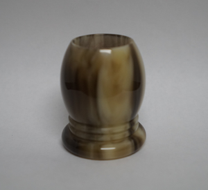 Manche de brosse en corne de buffle rasage poils de blaireau manche en bois rasage accessoires Baber personnalisé prix abordable - Product Image 2