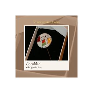 Spilla con risvolto fantasia per bambini