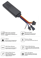 Rastreador GPS 2G para Auto y Moto, Alarma SOS, Rastreo en Tiempo Real, Monitoreo por Voz, Antirrobo