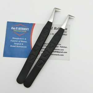 Pince à cils pour extensions de cils Ensemble de pinces à cils en acier inoxydable rose Pince à cils de précision supérieure Professionnel - Product Image 5