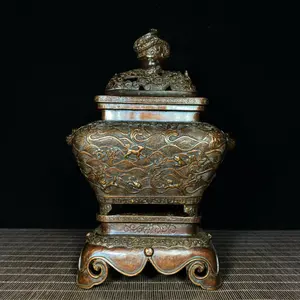 Quemador de Incienso de Latón de Diseño Rústico para Uso Doméstico y Religioso, Creando Aromaterapia con Incienso Indio 100% Natural y Duradero - Product Image 2