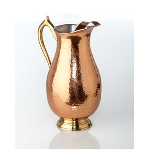 Tasses à boisson en cuivre de qualité supérieure, aspect accrocheur, texture martelée, pour eau, bière et thé, accessoires de cuisine - Product Image 3