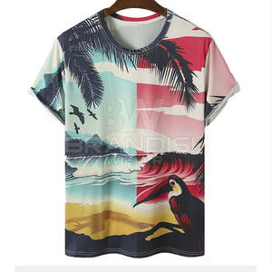 Camisetas de sublimación de último diseño de manga corta, camisetas de sublimación transpirables de secado rápido más vendidas - Product Image 1