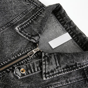 แจ็คเก็ตยีนส์ลำลองคุณภาพสูง คอตั้ง ติดกระดุมด้านหน้า สไตล์วินเทจ กันน้ำและระบายอากาศได้ดี ผลิตจากผ้าฝ้าย 100% ซักแบบสโตนวอช - Product Image 5