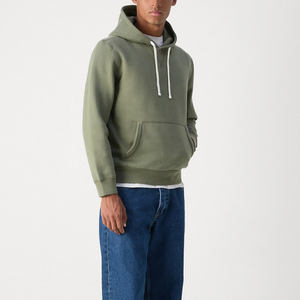 Sudadera con capucha de diseño personalizado unisex al por mayor 100% algodón de secado rápido informal manga larga para hombres para otoño temporada digital - Product Image 2