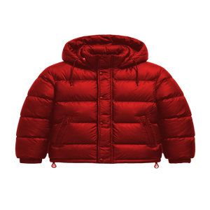 Unisex Casual Hooded Puffer <b>Jacket</b> Reversible Quilted Bubble Design Winter <b>Waterproof</b> Windproof XS Size Standing Zipper <b>Padding</b> - Product Image 3