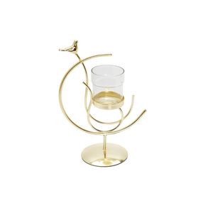 Soporte de candelita de metal pulido con forma de mano para centros de mesa de habitación diseño elegante para eventos especiales venta - Product Image 5