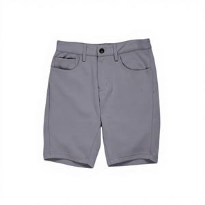 Shorts de randonnée pour hommes, imperméables, 100% coton, respirants, séchage rapide, poches zippées sécurisées, design flexible, couleur unie, pour le trail - Product Image 1