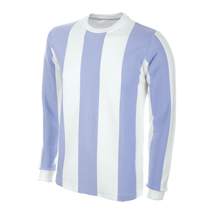 Maillot de football à manches courtes pour hommes en coton 100% solide noir et rouge SI-MTS-0134 personnalisé anti-boulochage - Product Image 4