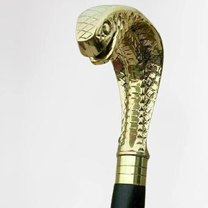 Conception de qualité supérieure en laiton coulé solide forme de chien de taureau vente chaude de haute qualité nouveau bâton de marche pour la marche nouveau dernier bâton de voyage - Product Image 1