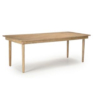 ชุดโต๊ะอาหารเรมีคอลเลคชั่นใหม่ สไตล์โมเดิร์น ผิวธรรมชาติ สำหรับห้องครัว ห้องนอน ห้องนั่งเล่น พื้นที่รับประทานอาหาร-ไม้มะม่วง หินอ่อน - Product Image 2