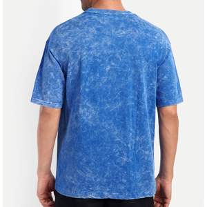 Camisetas de gran tamaño lavadas con ácido de calidad de exportación de Six Season, moda urbana global, camisetas Unisex de moda moderna en todo el mundo - Product Image 3