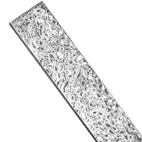 Haute qualité personnalisé fait à la main en acier damas billette vierge laminée à chaud forgé à la main pour la fabrication de couteaux