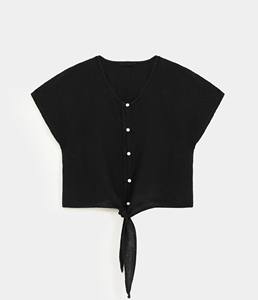 Alta calidad verano en blanco Unisex ancho cuello en V manga corta de gran tamaño hombres algodón botón abajo moda desgaste uso al aire libre comodidad - Product Image 3