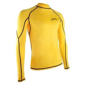 Prix de gros, garde-corps respirant et écologique à manches longues pour hommes, chemise de compression - Product Image 3