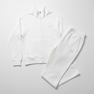 Chándal de Algodón Interlock de Primera Calidad para Hombre, Colores Personalizados, Cuello Estructurado, Cierre con Cordón, Lavado Ácido Vintage de Lujo - Product Image 5