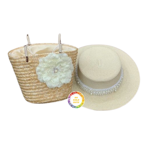 กระเป๋าโท้ทฟางทำมือสำหรับ2024ฤดูร้อนใหม่ - Product Image 1