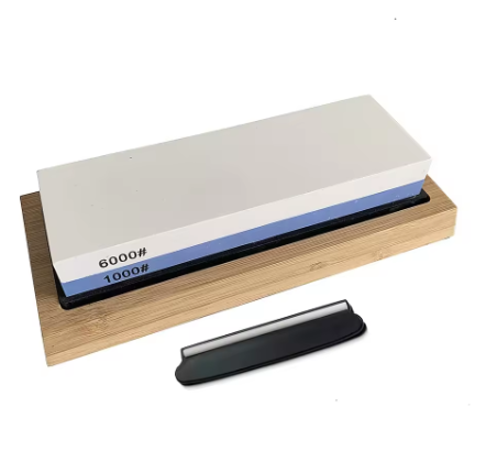 Kitchen Natural Double sided Whetstone Knife