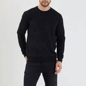 Sweat-shirt à col rond surdimensionné 100% coton pour hommes de meilleure qualité OEM imprimé brodé motif solide vêtements d'hiver en gros - Product Image 4