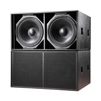 Pro Audio Single 18 \ "Ferrite Highout Subwoofer VX18AT/PA Party DJ Karaoké Amplificateur Numérique Double Passifs 4ohm 8ohm Haut-parleurs