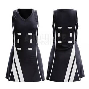 Fabricación profesional Sublimación Impreso Patrón sólido Color Entrenamiento Netball Uniforme - Product Image 3