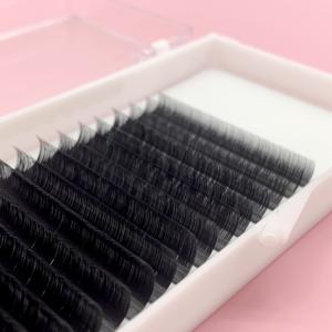 Ultra Dark Mega Volume Lash Nueva llegada Promade Extensión de pestañas Fábrica Personalizable 12 líneas Caja de base estrecha - Product Image 1