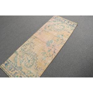 Tapis de couloir vintage 2,1 x 5,7 pieds, tapis turc, tapis oriental brun - Product Image 4