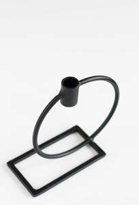<b>Black</b> <b>candle</b> stick modern metal <b>candle</b> <b>holder</b> for decorate home festive hotel restaurant wedding table decoration good quality - Product Image 2
