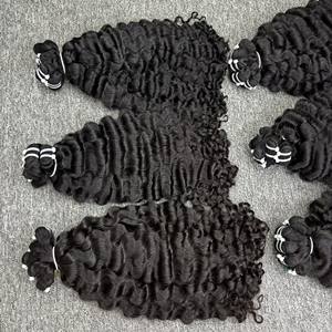 เครื่องทำผมลอนแบบชาวพม่าเครื่องทำแนวหนังกำพร้าจากเวียดนามแท้100% ทอผมสองชั้น - Product Image 6