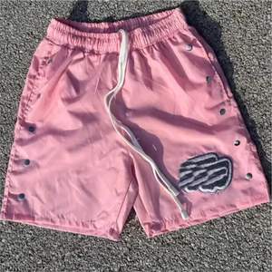 Short vieilli en gros de haute qualité lavage à l'acide jogging logo personnalisé shorts baggy pour hommes été - Product Image 3