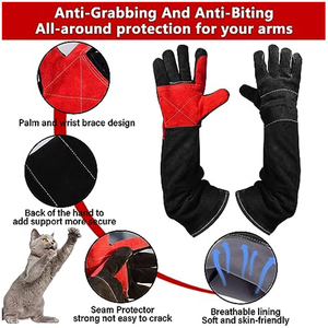 Gants de mécanicien en cuir de couleur blanche, noire et jaune, fournisseur de qualité, prix d'usine, design unique - Product Image 6