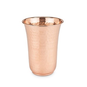 Vaso para beber leche de calidad superior en vaso de agua de cobre, tamaño y forma personalizados, vaso de jugo a la venta - Product Image 2