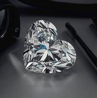 Diamantes con Corte en Forma de Corazón de 1.00 a 5.00 Quilates, Cultivados en Laboratorio, con Certificado IGI, para la Elaboración de Joyas, Anillos, Pendientes y Colgantes