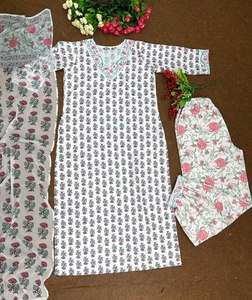 Kurti de algodón de verano de último diseñador para mujer, ropa india y paquistaní, Edición especial - Product Image 4